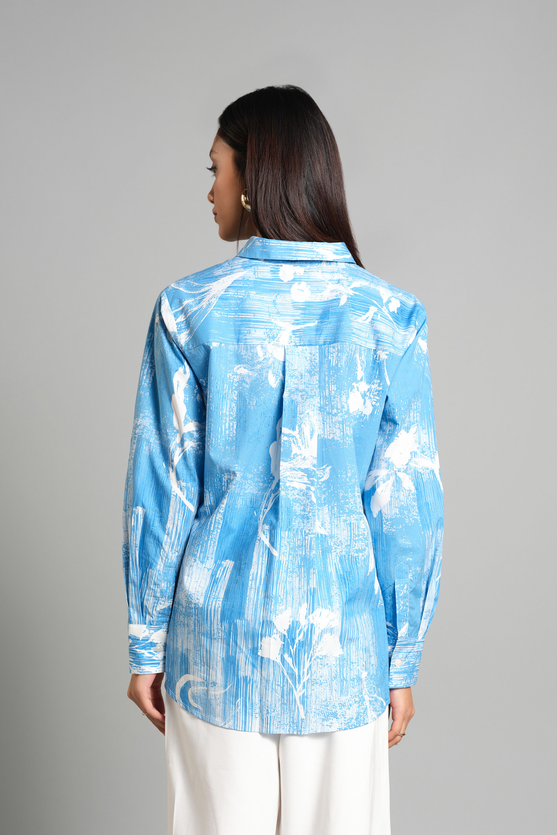 Nature's Cyano Shirt, Blue, image 4